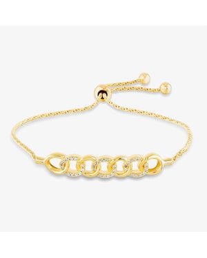 Rosa Lea Open Circle Toggle Bracelet Am-Thb034306 - Metallic