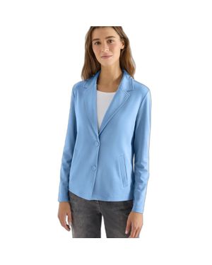 Cecil Blazer With Piped Pockets - Blue