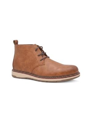 Pavers Casual Lace Up Chukka Boots - Brown