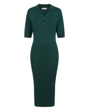 Banned Retro Federica Knitted Dress - Green