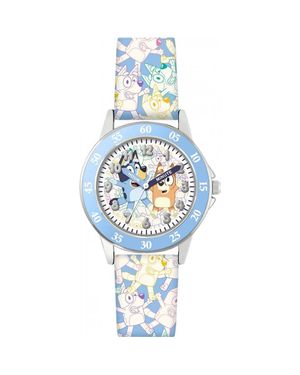 Disney Bly9004 Bluey 35Mm Quartz Watch - Metallic