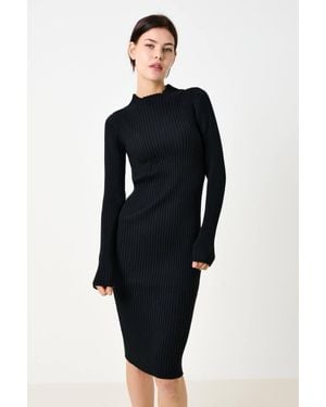 Louche Raye Midi Jumper Dress - Blue