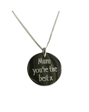Aye Do Gifts Personalised Necklace With Your Words - Black