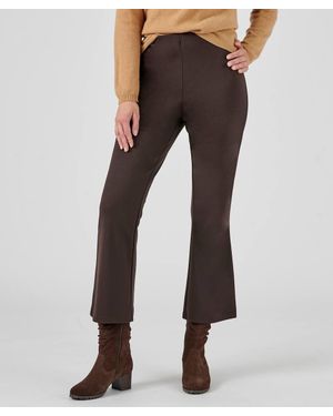 DAMART Flattering Secret Stretch Bootcut Trousers For - Brown