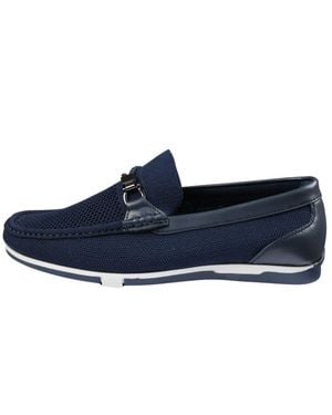 TruClothing Lightweight Mesh Breathable Loafers Shoes - Blue