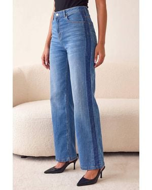 D.u.s.k Side Seam Detail Jean - Blue