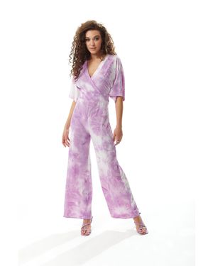 Liquorish Jumpsuit - Purple