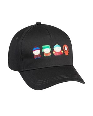 South Park Baseball Cap Curved Peak Lightweight Hat - Black