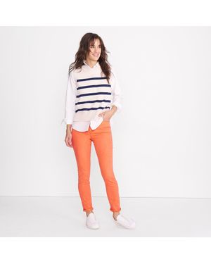 Lands' End Slim Leg Ankle Jeans, High Waisted - Red