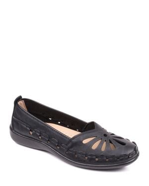 Chums Slip On Shoe With Cut Out Design & Cushioned Insole - Blue