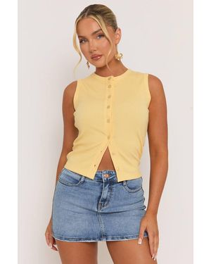 Rebellious Fashion Wash Denim Mini Skirt - Blue