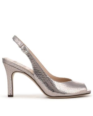 Naturalizer Alexastrappy Heeled Court Shoes - Metallic