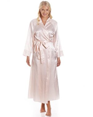 CAMILLE Luxury Long Satin Wraps - Pink
