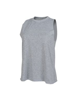 Skinni Fit Sf High Neck Sleeveless Vest Top - Grey