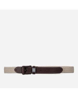Jekyll & Hide Braided Leather Belt Adjustable Colorado - Brown