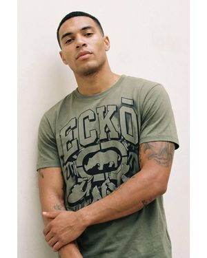 Ecko' Unltd Spray T-Shirt - Green