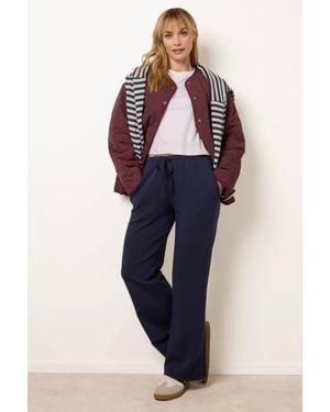 Blue Vanilla Elasticated Waist Trousers - Blue