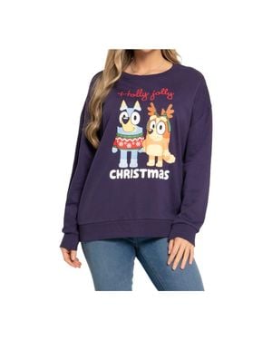 Bluey Bingo Christmas Sweatshirt - Blue
