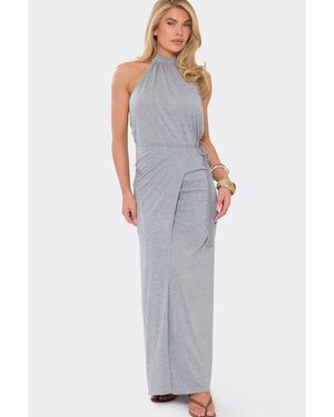 EGO Sleeveless Tie Marl Maxi Dress - Multicolour