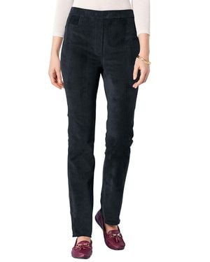 Chums Pull On Corduroy Trouser - Blue