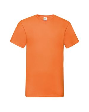 Fruit Of The Loom Valueweight V-Neck, Short Sleeve T-Shirt - Orange