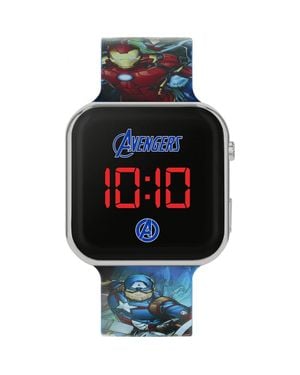 Disney Avg4706Arg Avengers 35Mm Quartz Watch - Black