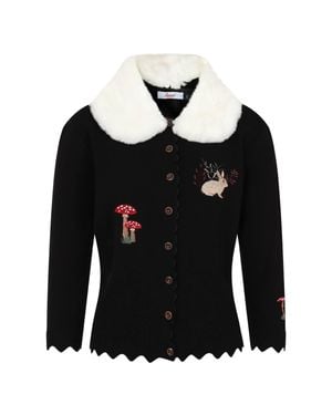 Banned Retro Woodland Hippie Cardigan - Black