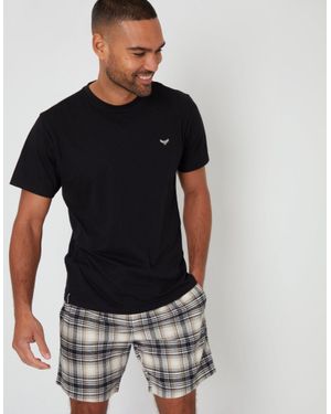 Threadbare Shortie Pyjama Set - Black