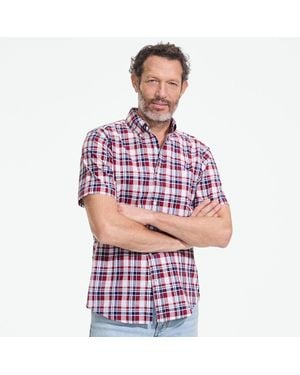 Lands' End Madras Shirt - Red