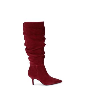 Carvela Kurt Geiger 'Spirit Slouch Boot' Suede Boots - Red