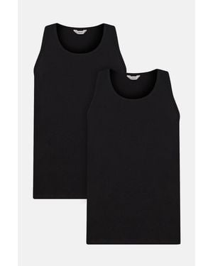 Penti Regular 2-Pack Tank Top - Black