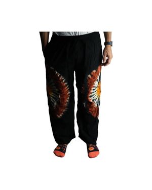 KDMD Japanese Style Lounge Trousers Chocolate & Large - Black