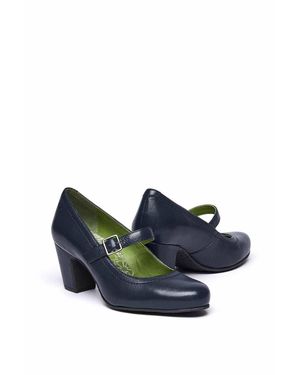 Moshulu 'Biambi' Leather Bar Shoes - Blue