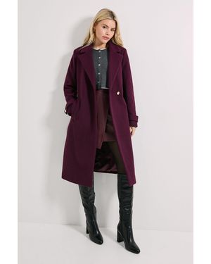 Dorothy Perkins Belted Coat - Red