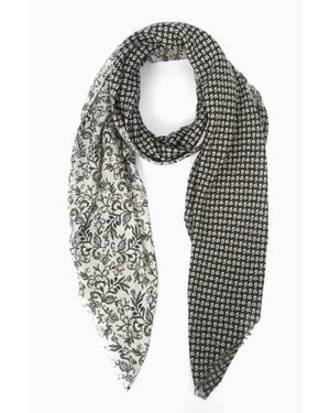 SARTA Flora Lightweight Scarf - Grey
