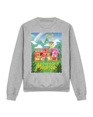 Encantto Magic Awaits You. .Casa De Los Madrigal Poster Sweatshirt - Grey