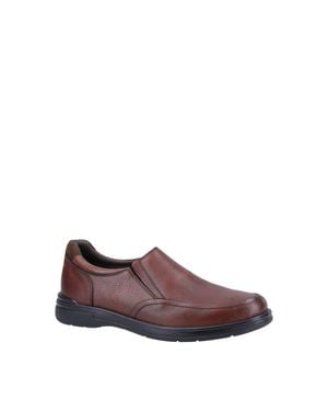 Hush Puppies 'Matthew' Classic Slip On Shoes - Brown