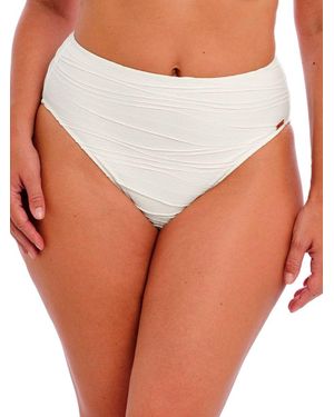 Fantasie Beach Waves High Waist Bikini Brief - White