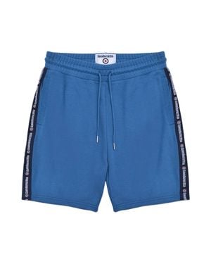 Lambretta Ss24 Taped Shorts - Blue