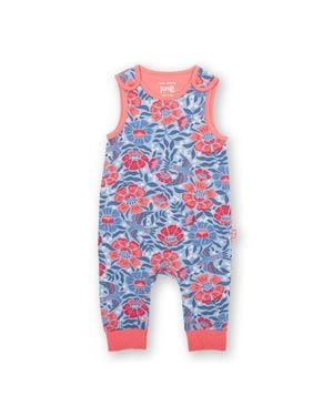 Kite Girl's Baby Thumbelina Dungarees - White