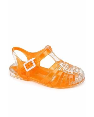 Spot on Fisherman Jelly Sandals With Buckle Fastening - Orange