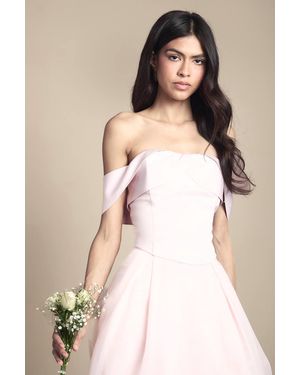 Coast Premium Satin Bridesmaid Top - Natural