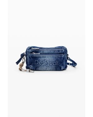 Desigual Grande Borsa A Tracolla - Blu