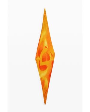 Desigual Foulard Logo - Orange