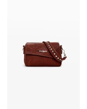Desigual Sac M Brodé De Fleurs - Rouge