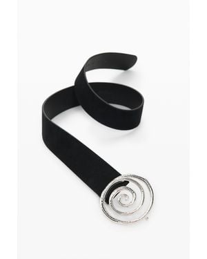 Desigual Cintura Love Zalio, Cow Leather, Nero