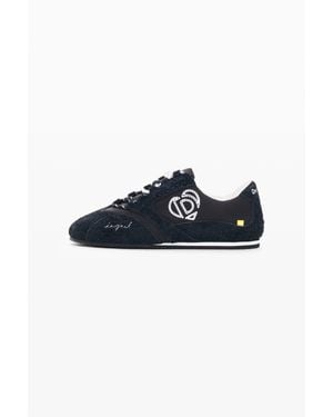 Desigual Baskets Basiques, Femme, Noir - Bleu