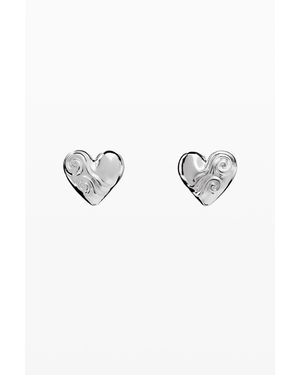 Desigual Orecchini Cuore Piccolo Zalio, Nero