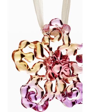 Desigual Orecchini Fiori Zalio, Nero - Bianco