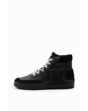 Desigual Baskets Montantes Mouton - Noir